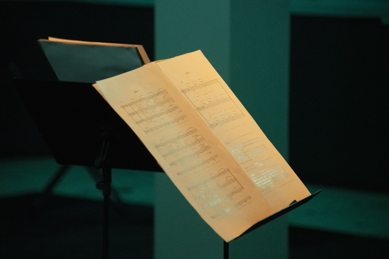 Noter på ställning 