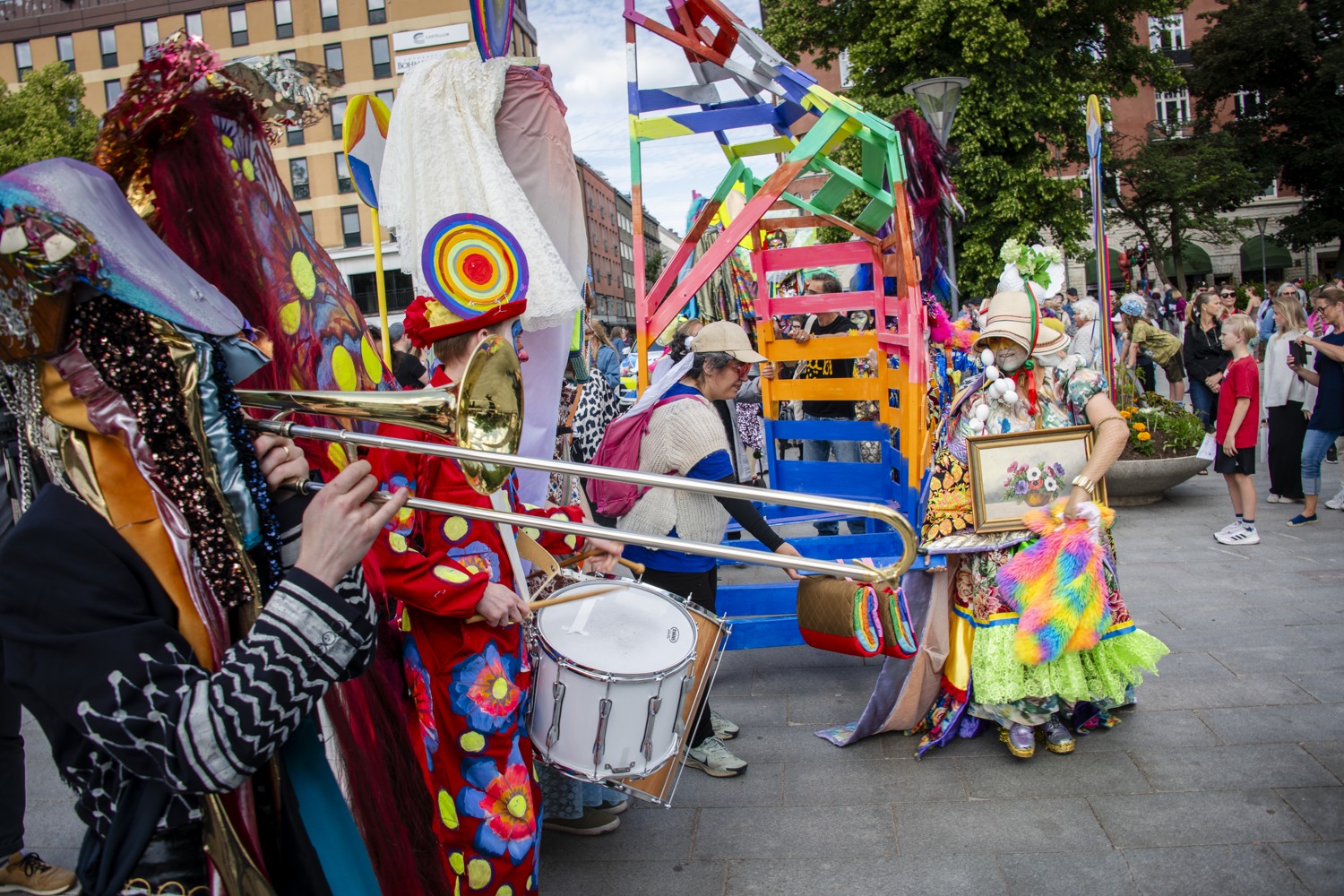 Karneval och musiker 